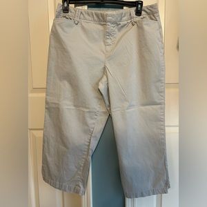 Coldwater Creek Khaki Capri size 16